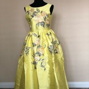 Women | A-line Dress | Floral Print | Yell…